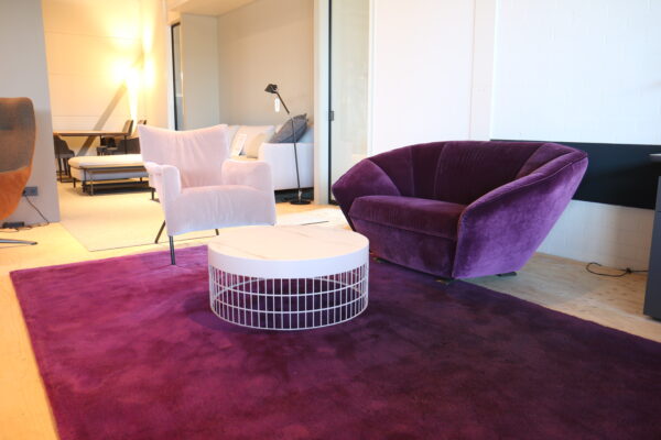 Cameleon 20 - Carpet Sign, 200 x 300 cm. deep purple met diagonaal kleurverloop. 100% wol Nieuw Zeeland. Zonder levertijd bij Gulden Interieur.