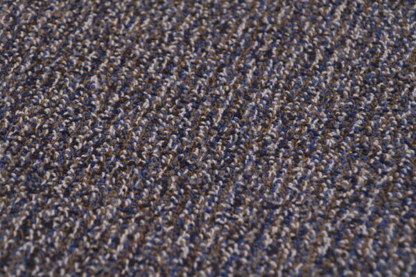 Cappio - Rolf Benz x Braun. Karpet in grijs/blauwe luspool van 100% wol. Afmeting: 250 x 300 cm. Luxe karpetten verkrijgbaar zonder levertijd, Zuid-Holland